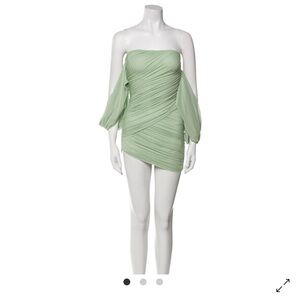 NWT SER.O.YA Light Green Long Sleeve Dress - Size Small